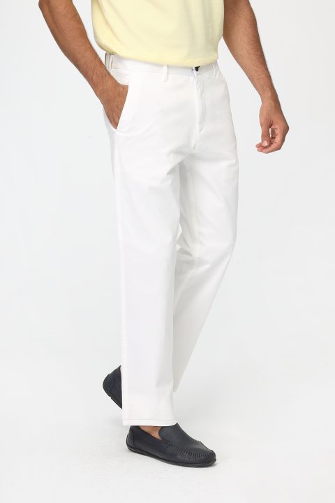 Regular Fit Chino Off White - Image 5