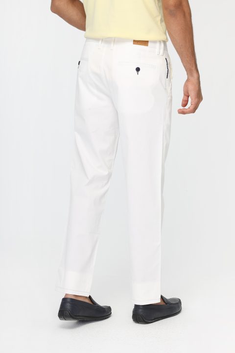 Regular Fit Chino Off White - Image 7