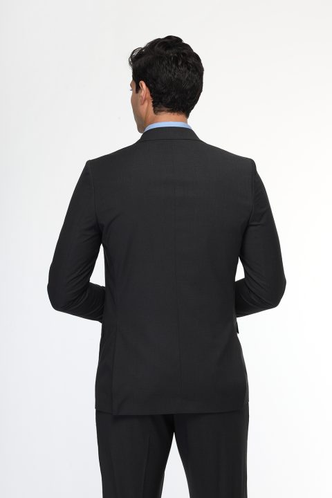 Slim Fit Suit Dark Gray - Image 4