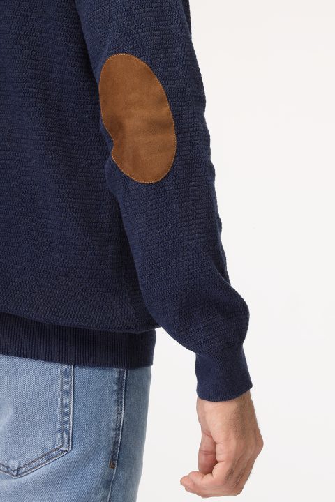 Regular Fit Pullover Dark Blue - Image 6