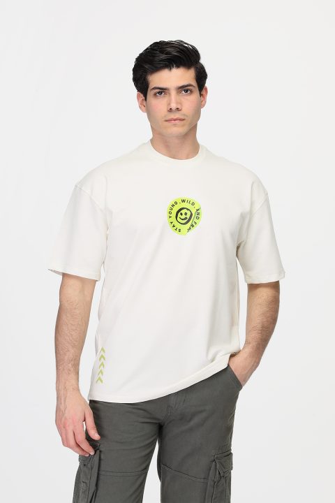 Over Size T- Shirt Off White