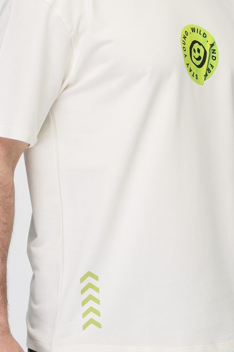 Over Size T- Shirt Off White - Image 3