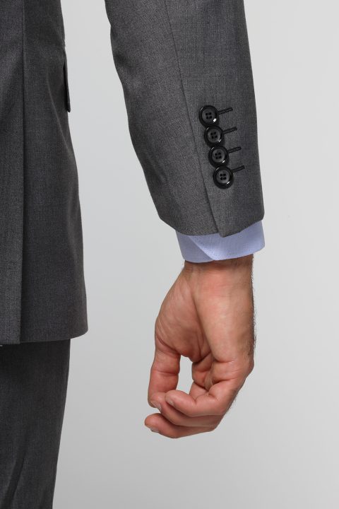 Regular Fit Suit Light Gray - Image 5