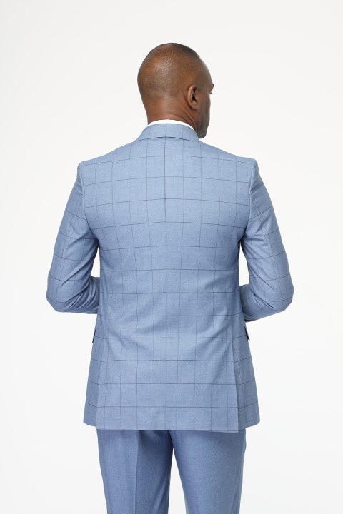 Slim Fit Suit Light Blue - Image 6