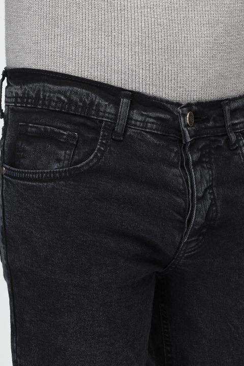 Slim Fit Trousers Jeans Dark Gray - Image 5