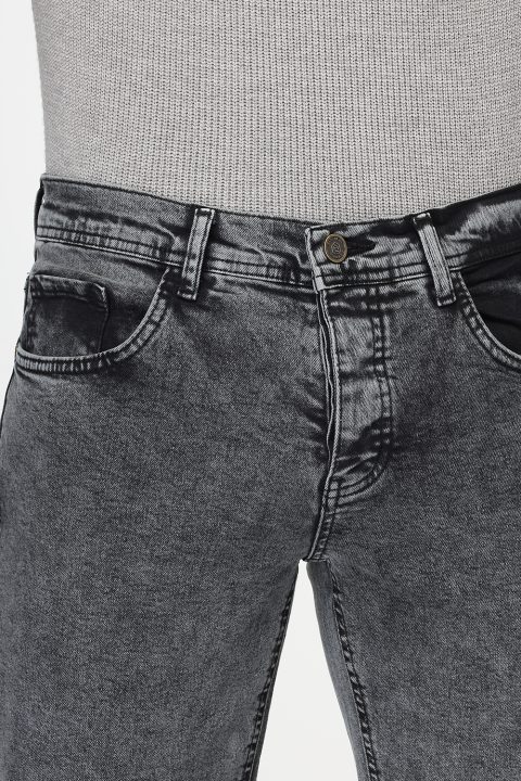 Slim Fit Trousers Jeans Gray - Image 5