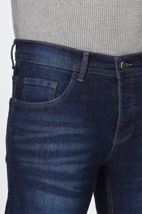 Slim Fit Trousers Jeans Dark Blue - Image 5