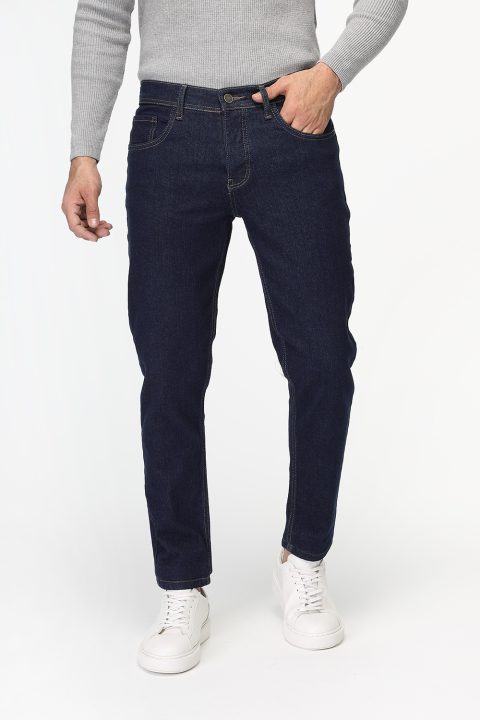 Slim Fit Trousers Jeans Dark Blue