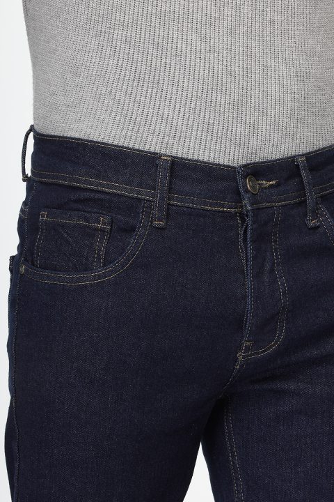Slim Fit Trousers Jeans Dark Blue - Image 5