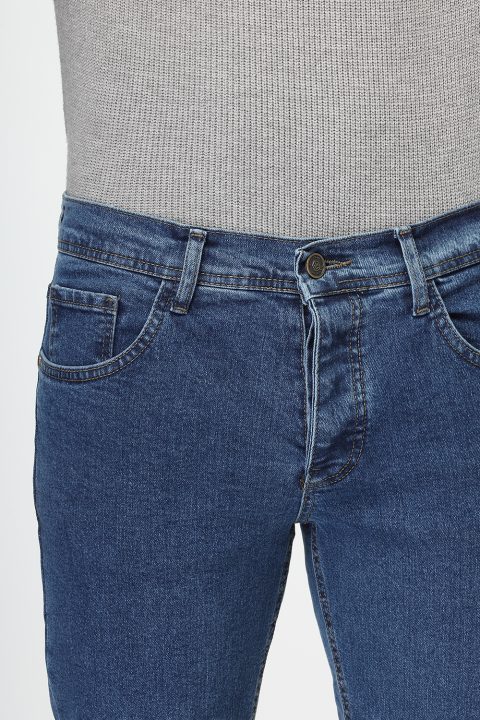 Slim Fit Trousers Jeans Light Blue - Image 5