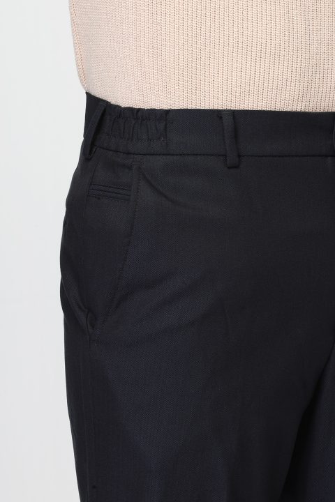 Regular Fit Classic Pants Dark Blue - Image 3
