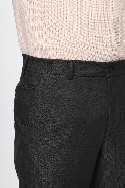 Regular Fit Classic Pants Gray - Image 3