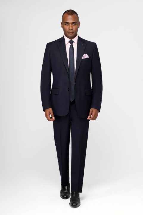 Regular Fit Suit Dark Blue