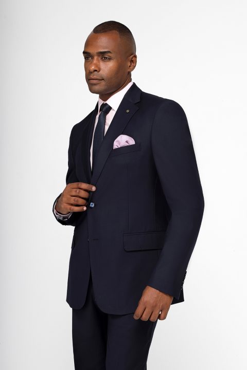 Regular Fit Suit Dark Blue - Image 3
